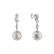 Diamond earrings with Pearl Pure Oasis3