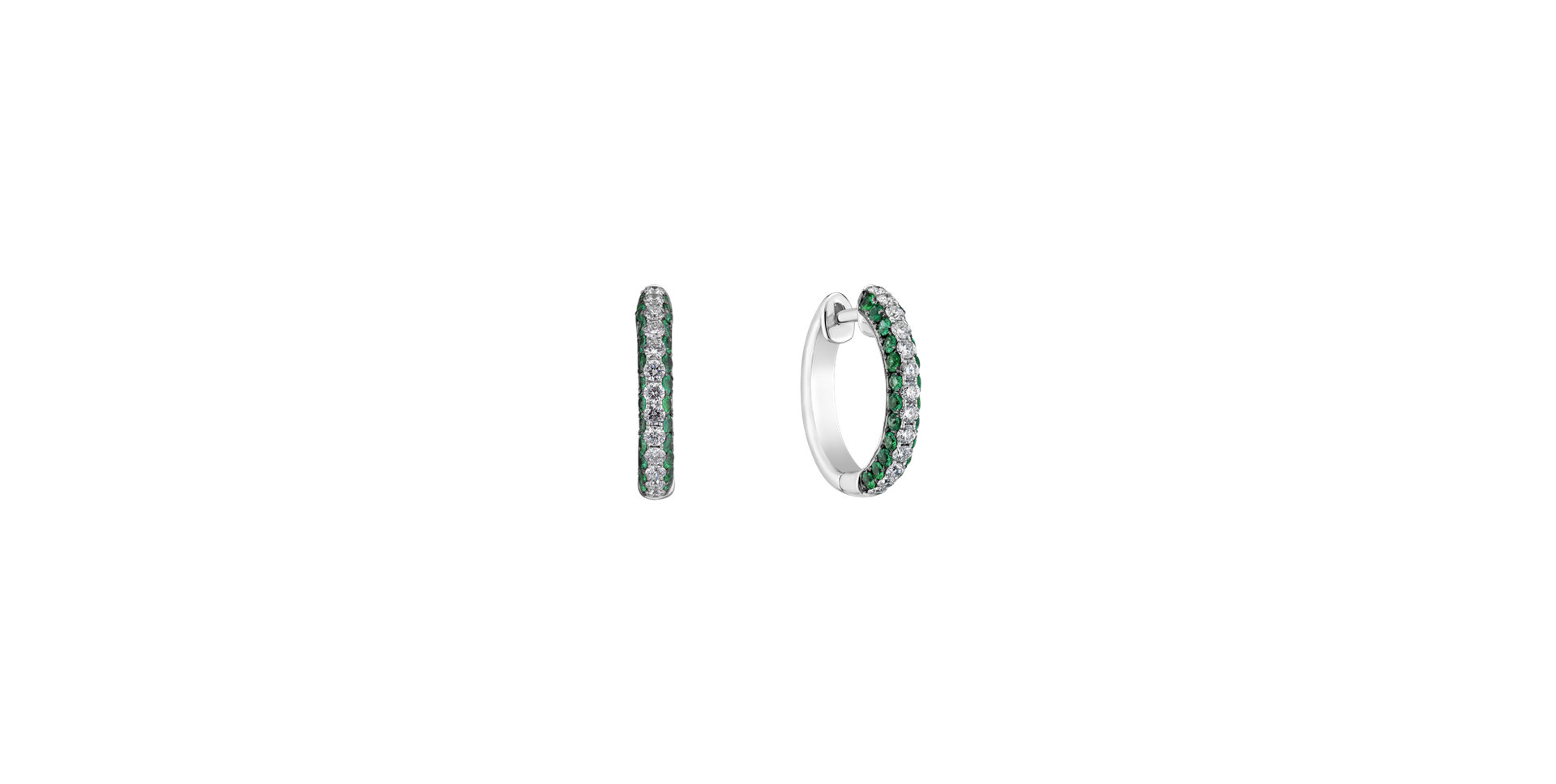 Diamond earrings and Emerald Chivalry