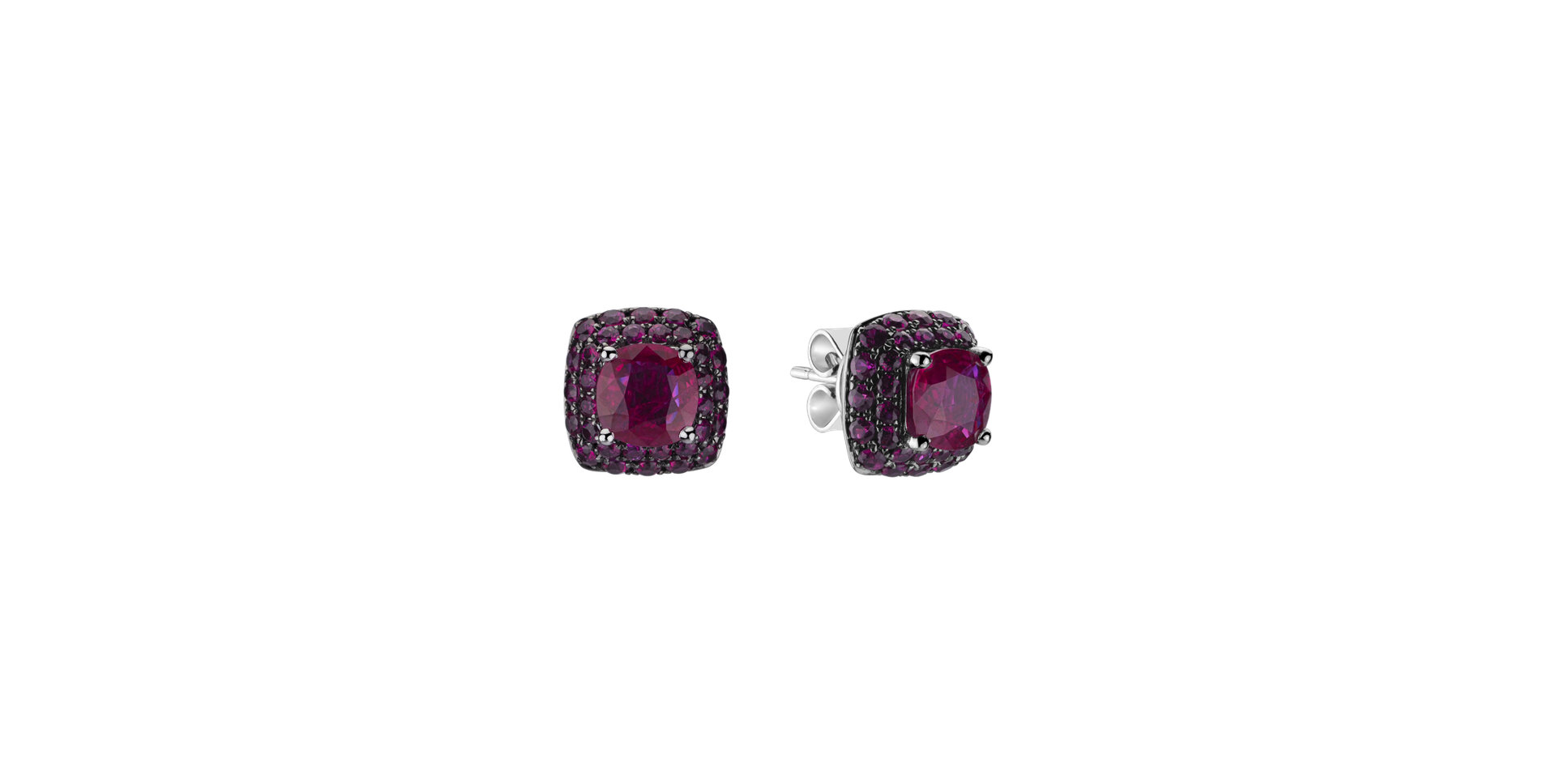 Earrings with Ruby Violette Exlusive