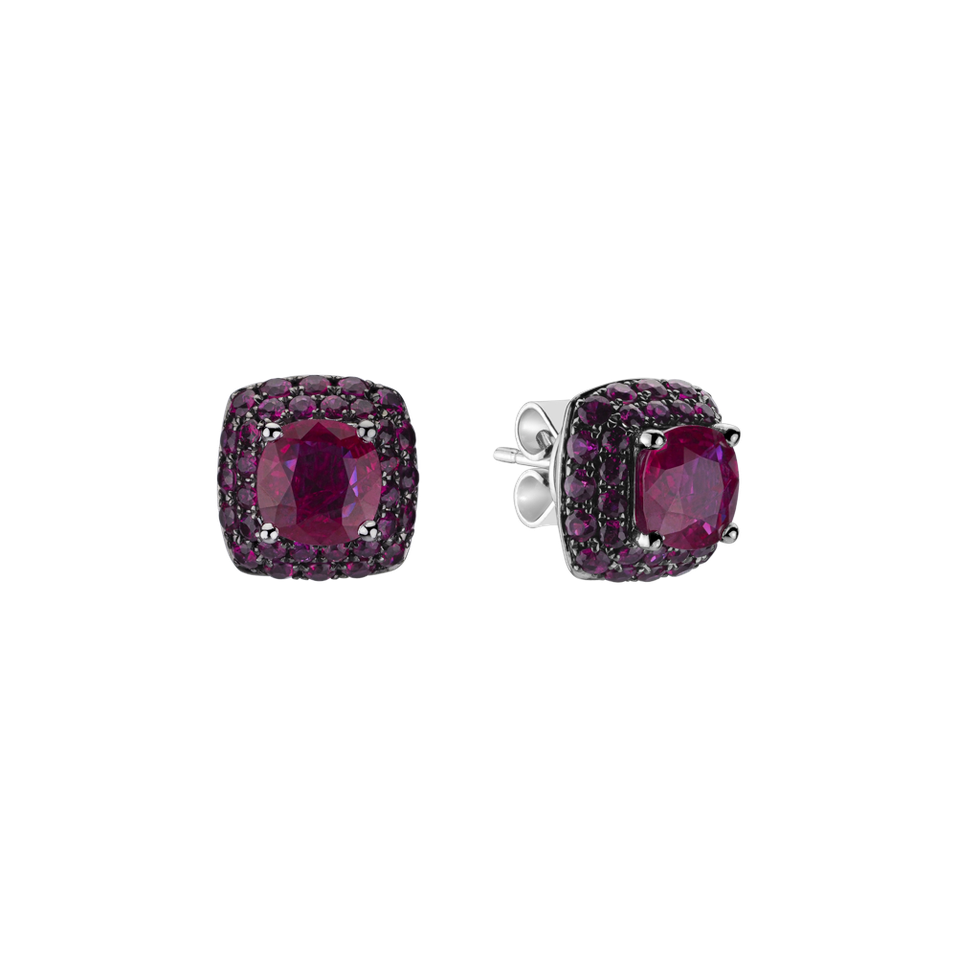 Earrings with Ruby Violette Exlusive