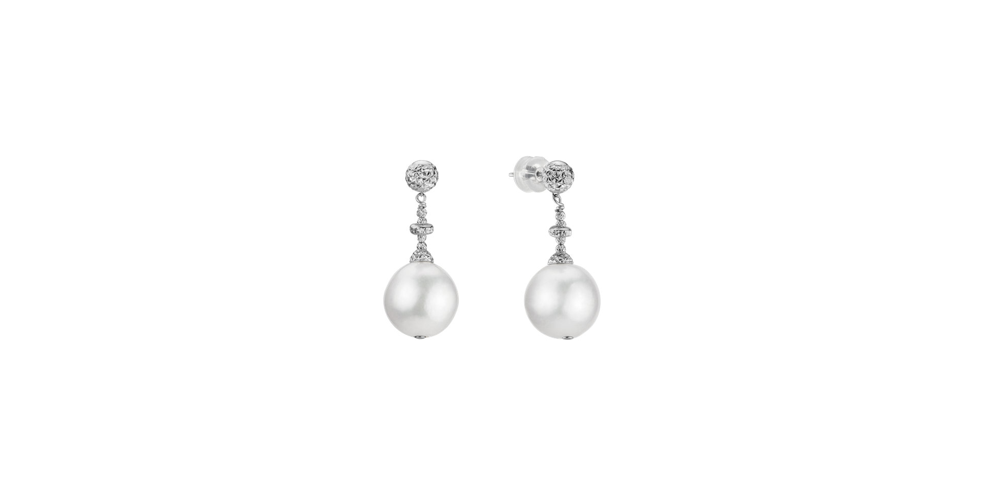 Earrings with Pearl Ocean Glory