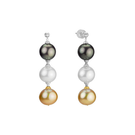 Earrings with Pearl Ocean Secret