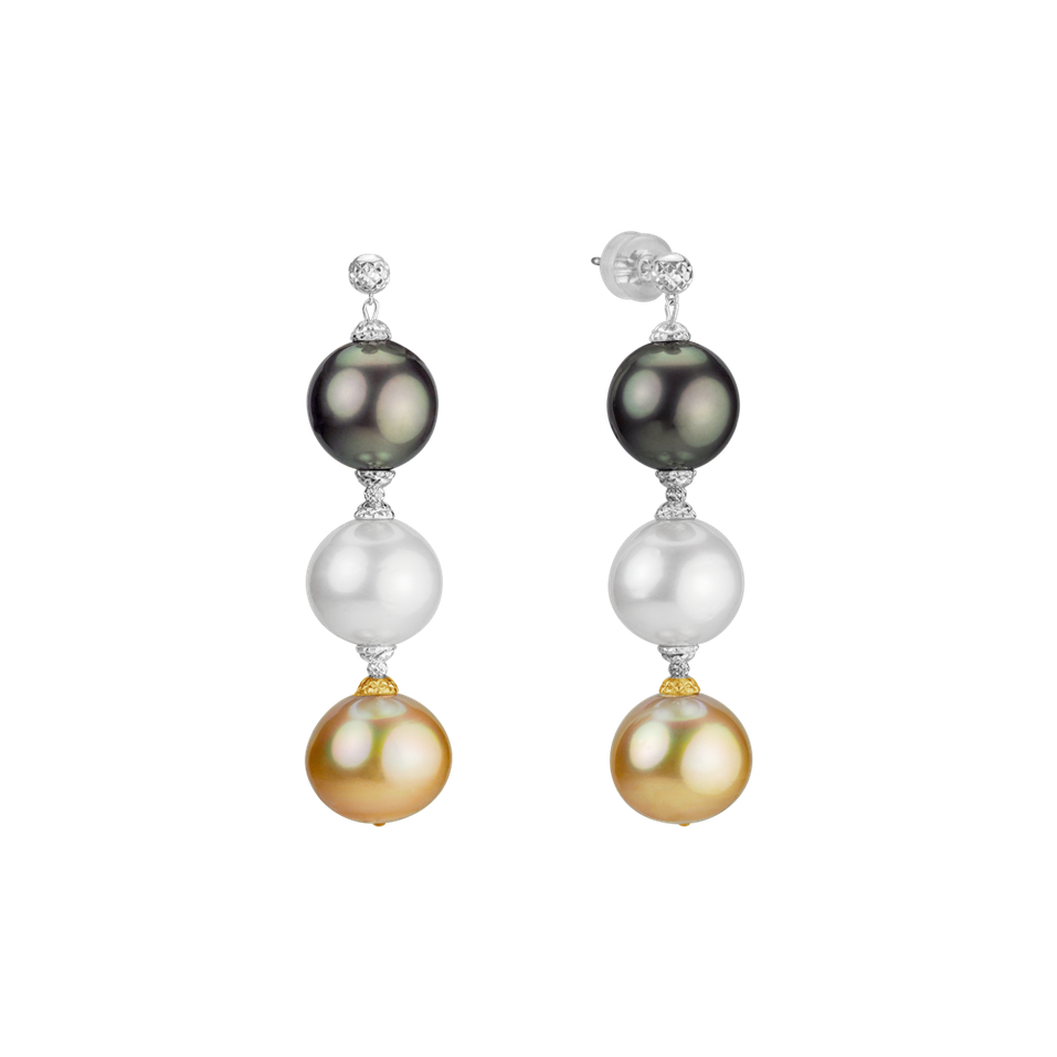 Earrings with Pearl Ocean Secret