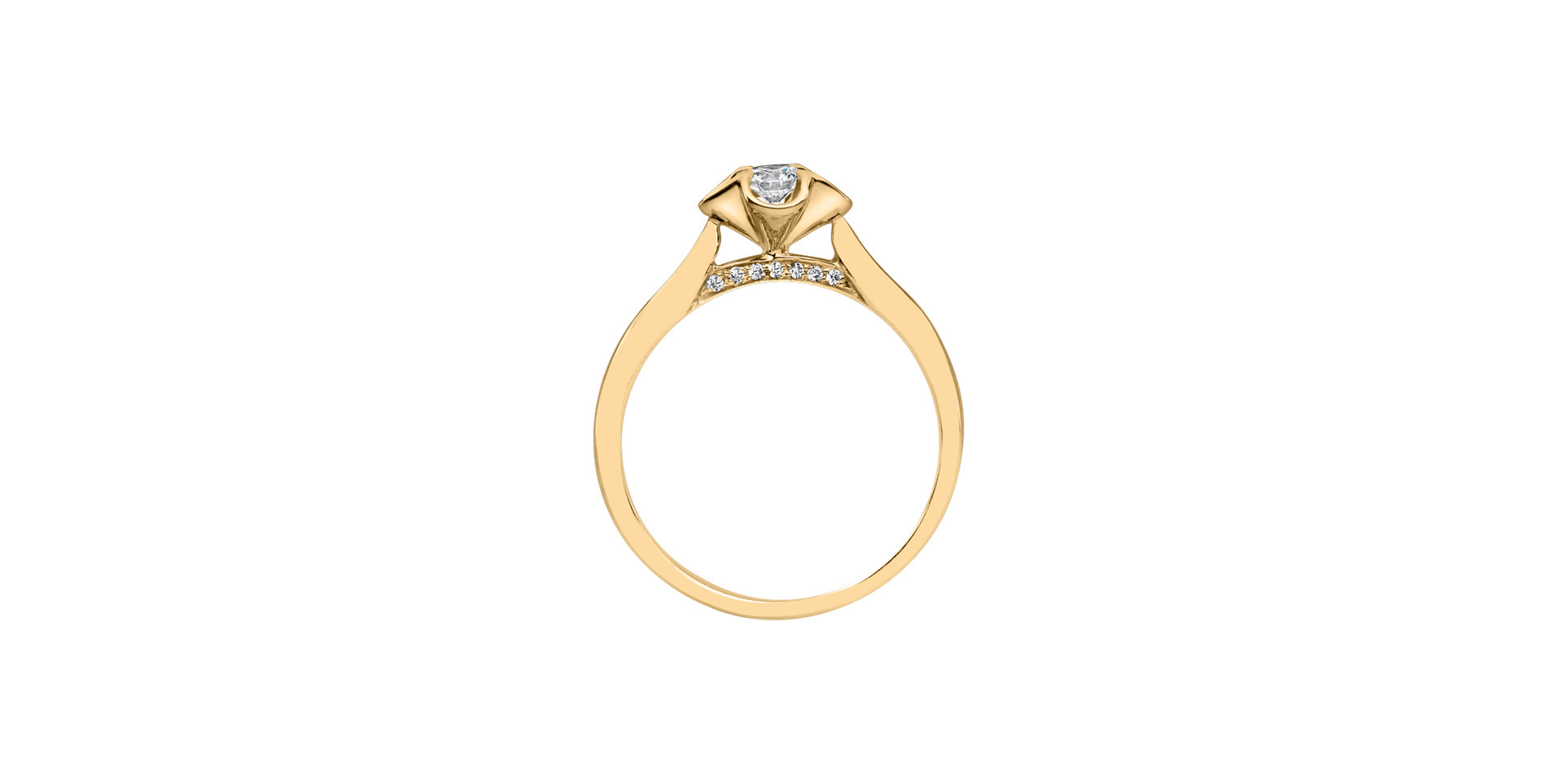 Diamond ring Vesper Flower
