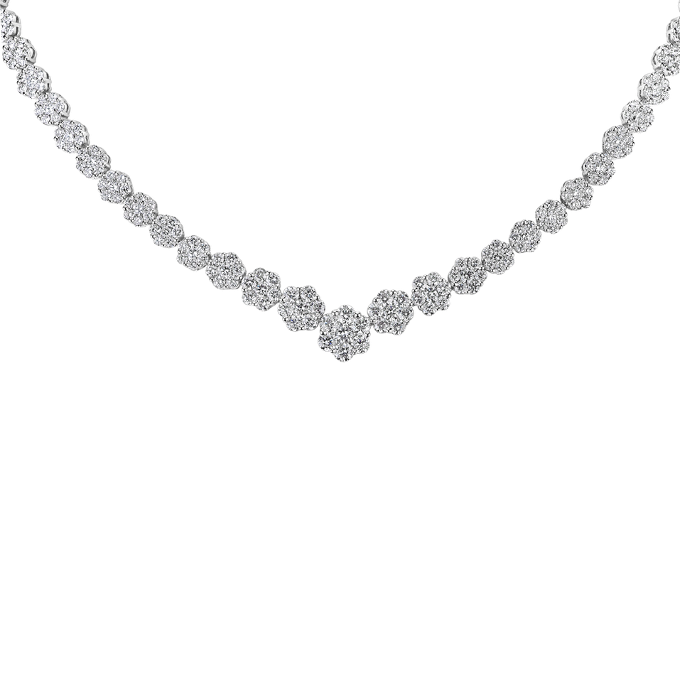 Necklace with white diamonds Lacroix