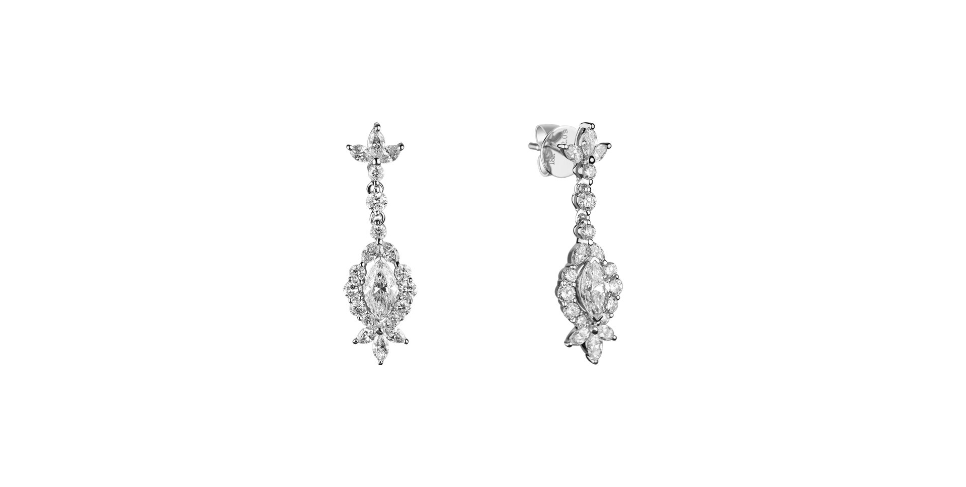 Diamond earrings Royal Earrings
