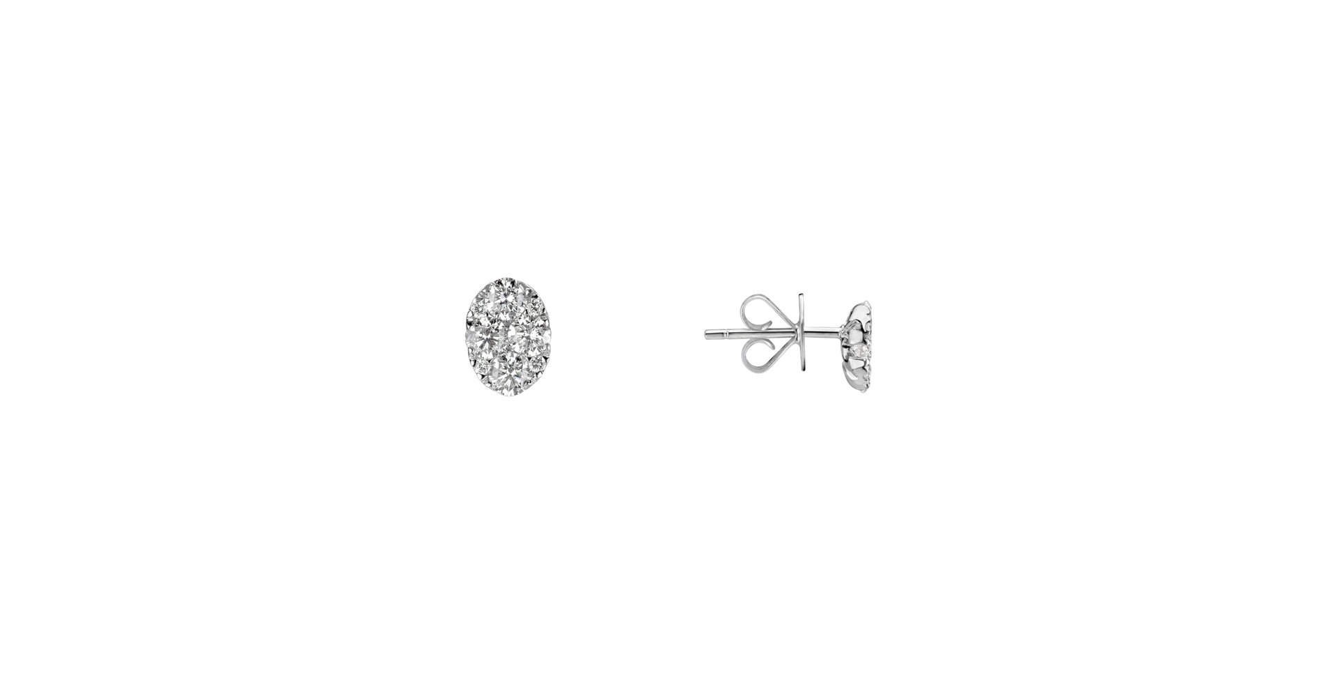 Diamond earrings Luxy Droplet