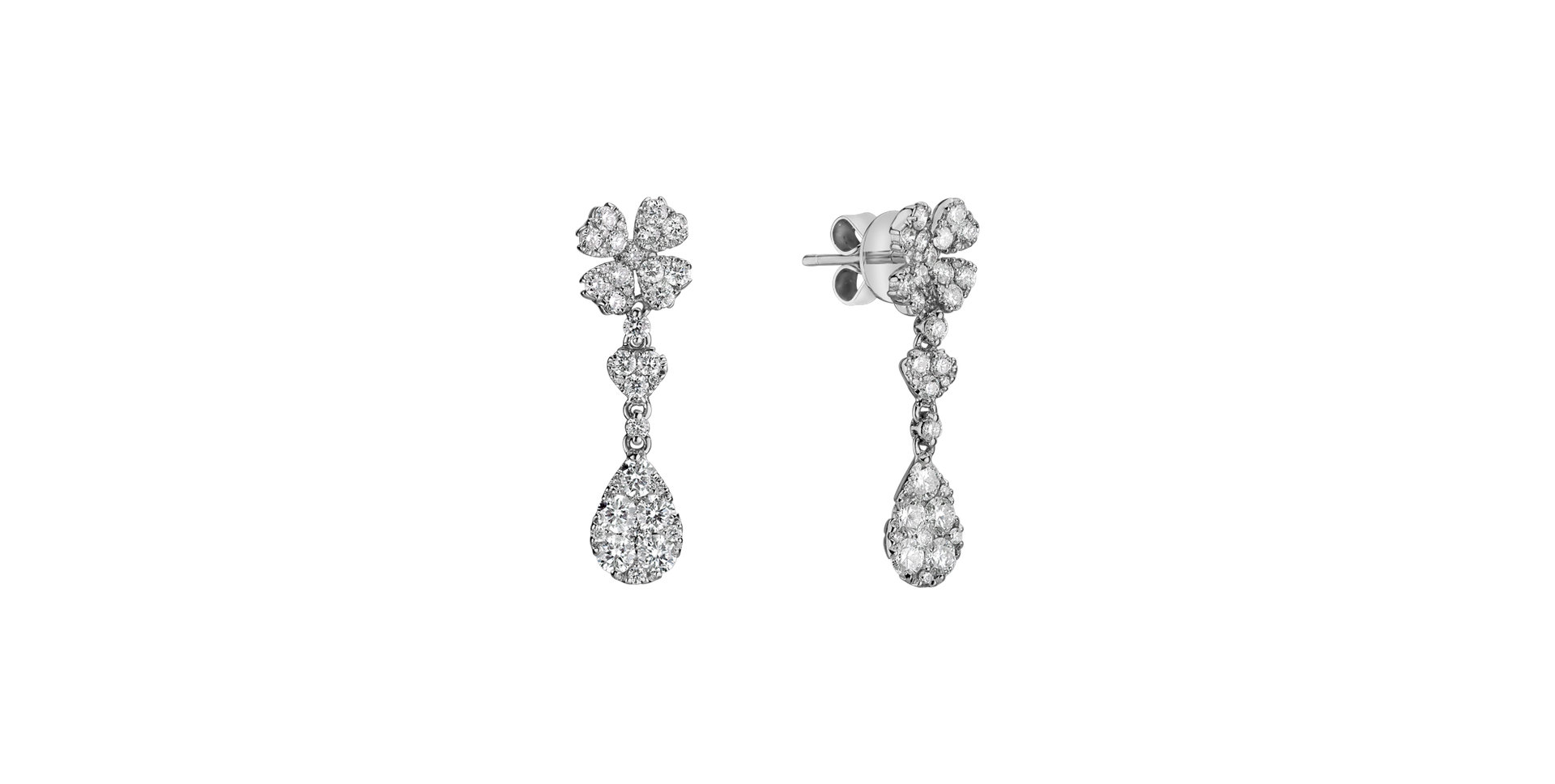 Diamond earrings Versailles Princess