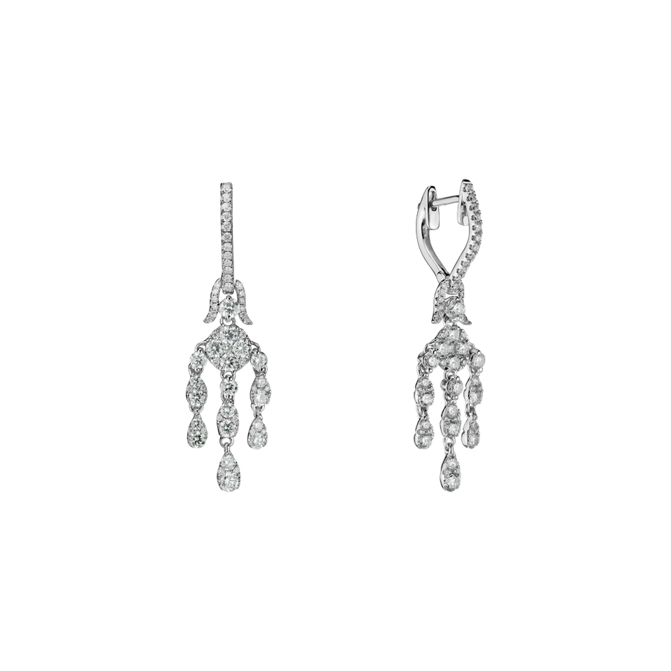 Diamond earrings Aphrodite Waterfall