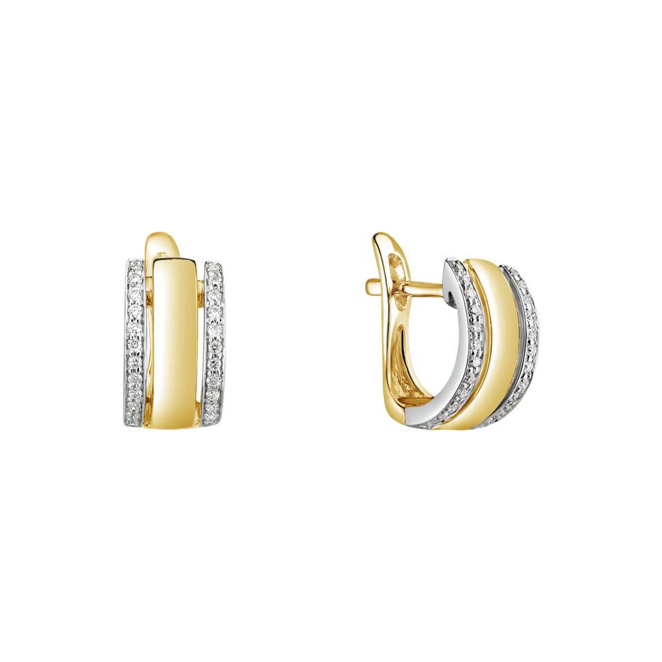 Diamond earrings Amazing Symetry