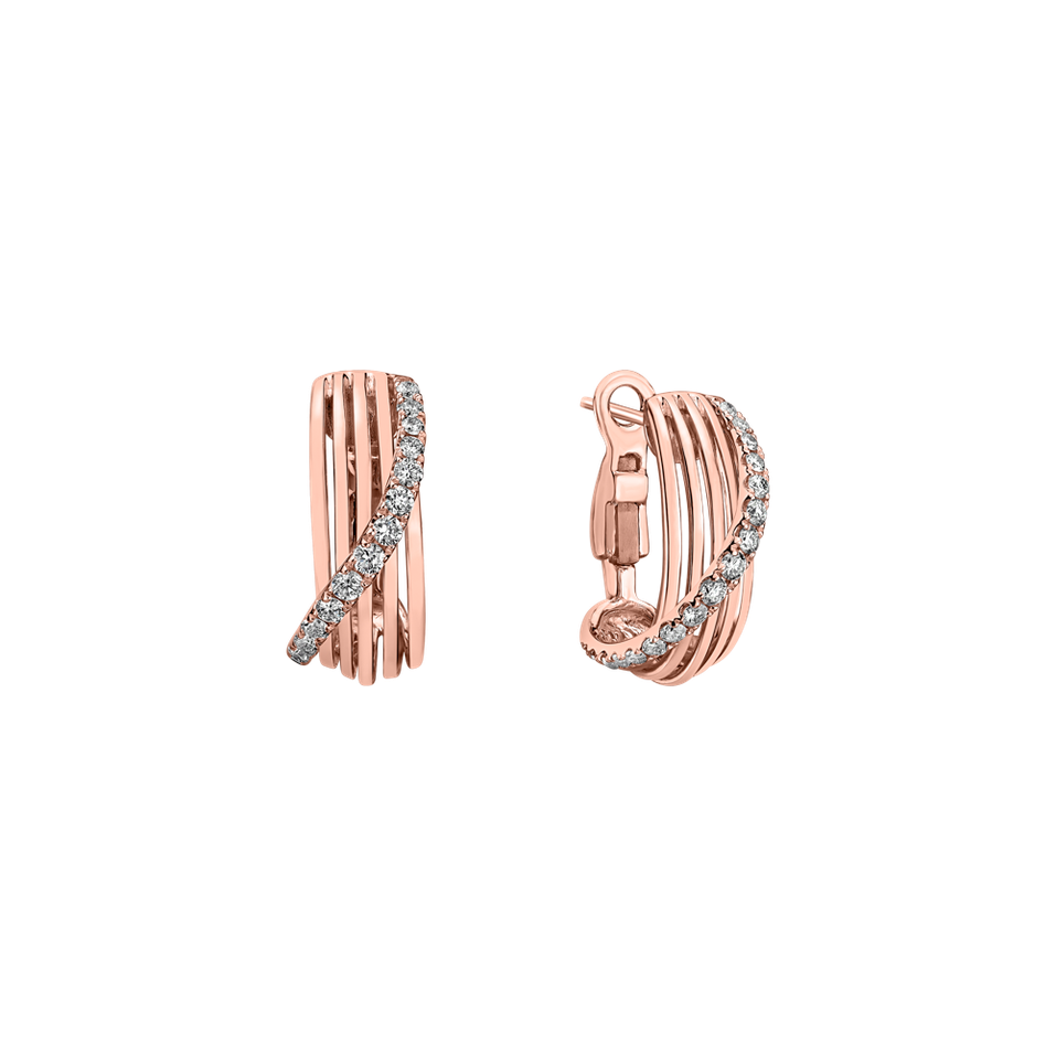 Diamond earrings Fresh Waves