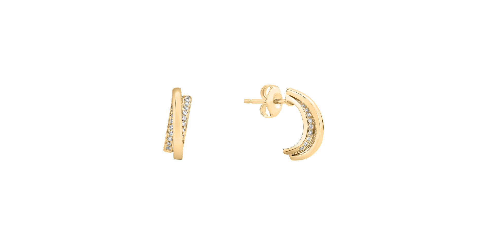 Diamond earrings Dream Wings