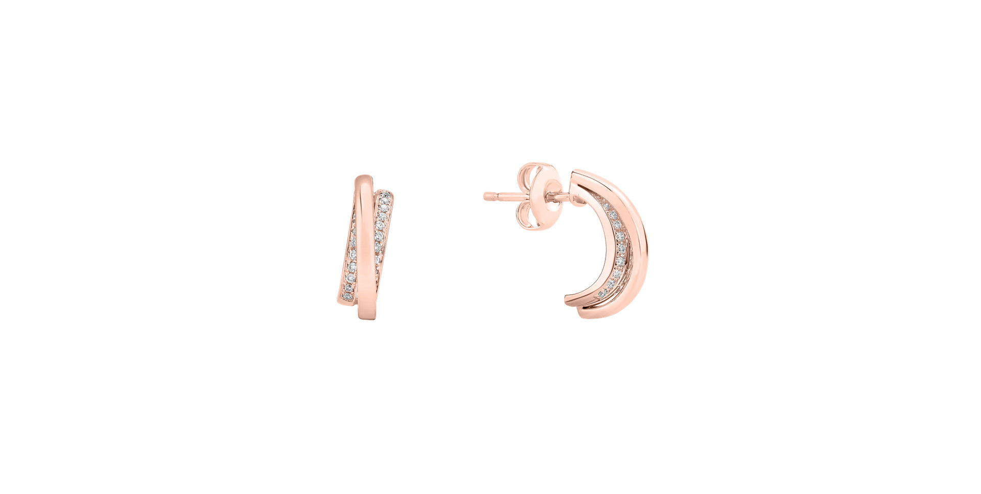 Diamond earrings Dream Wings