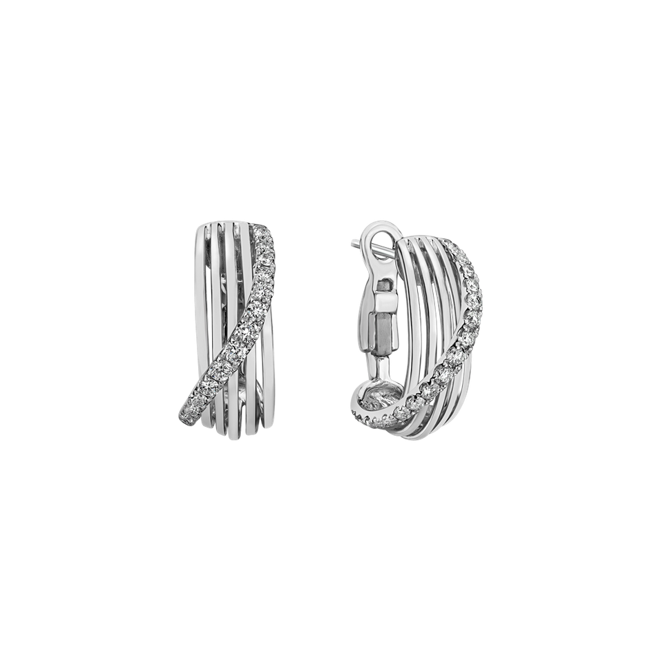 Diamond earrings Fresh Waves