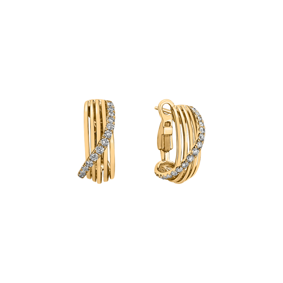 Diamond earrings Fresh Waves