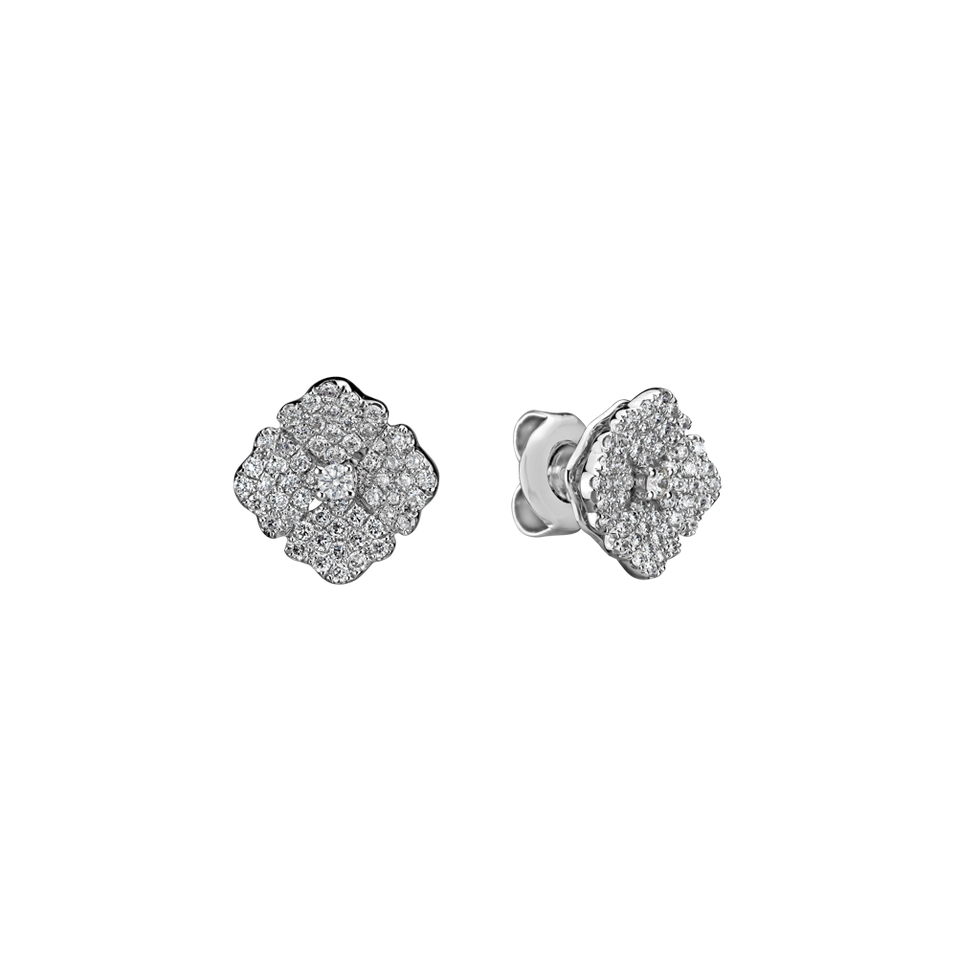 Diamond earrings Moon Flora
