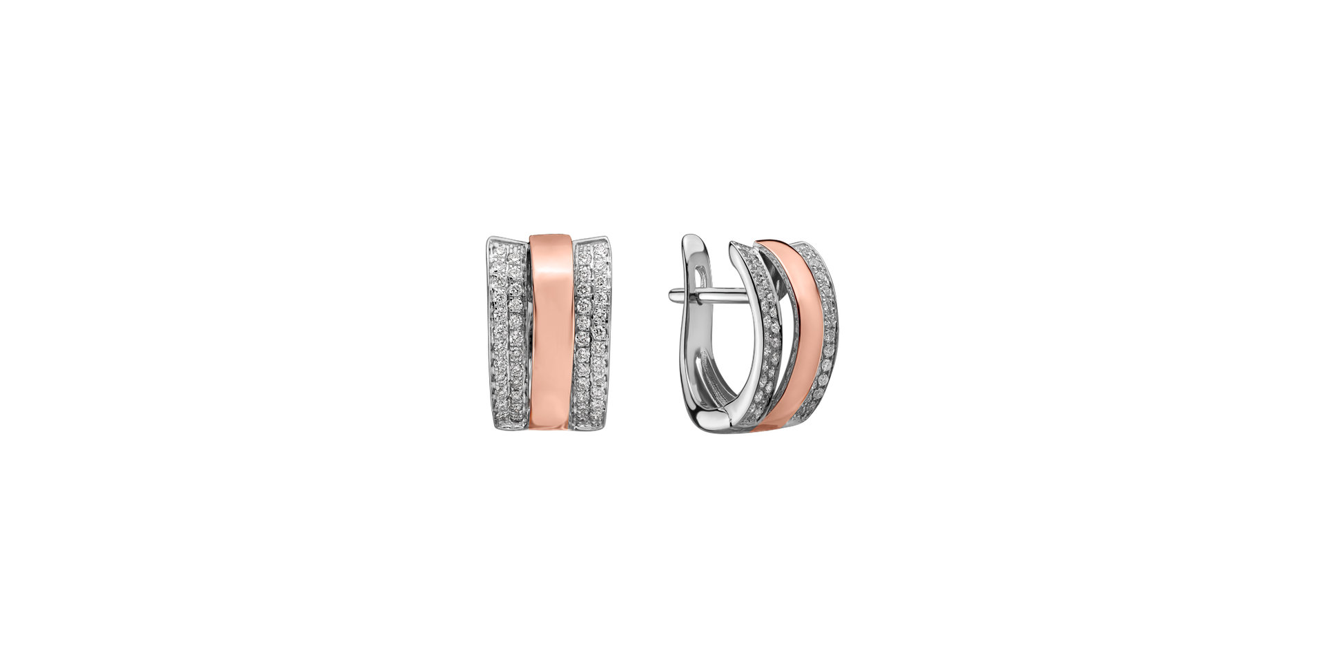 Diamond earrings Dream Symetry