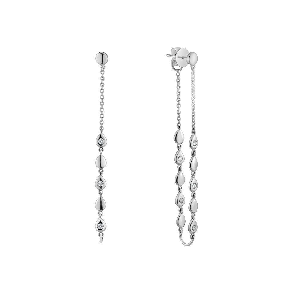 Diamond earrings Shine Waterfall