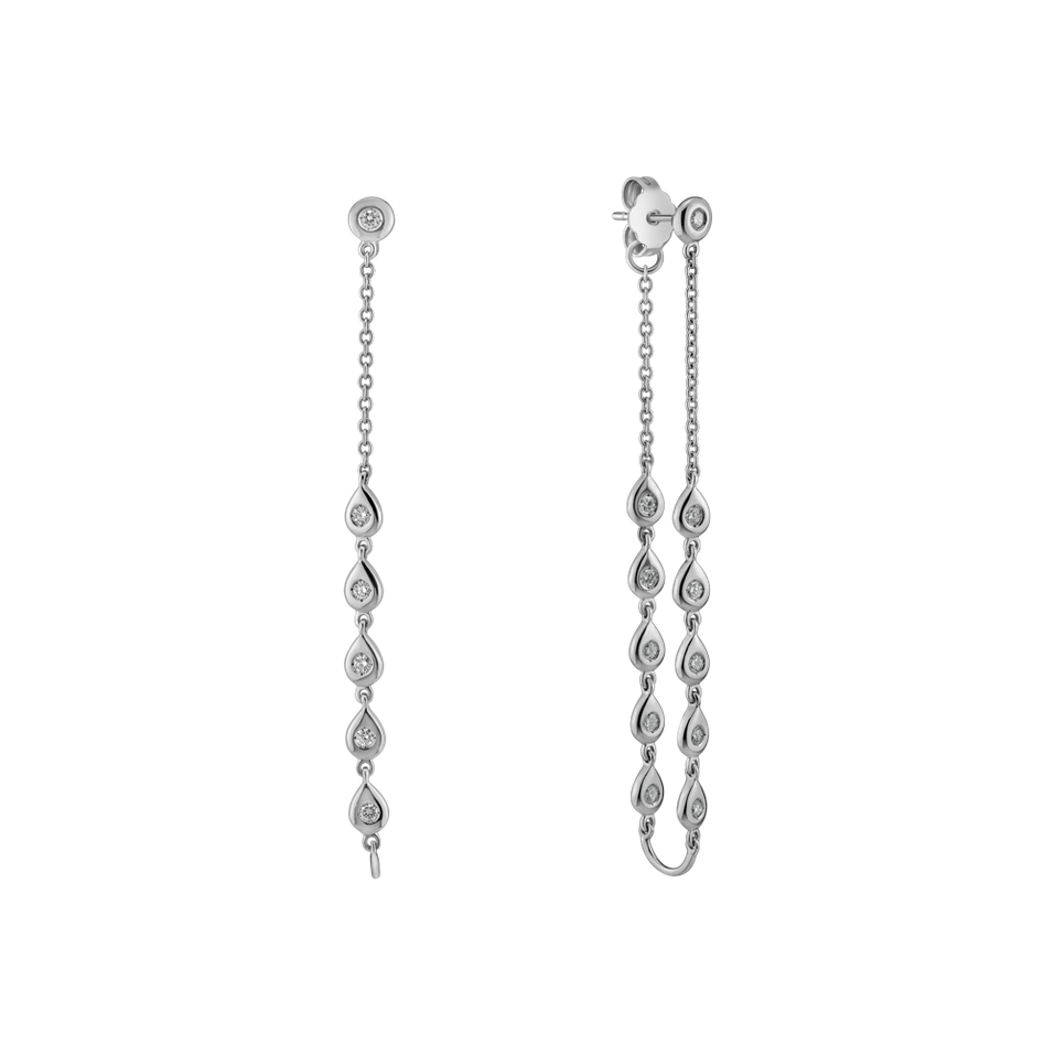Diamond earrings Shine Waterfall