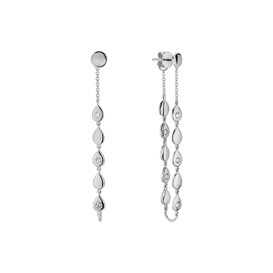 Diamond earrings Shine Waterfall
