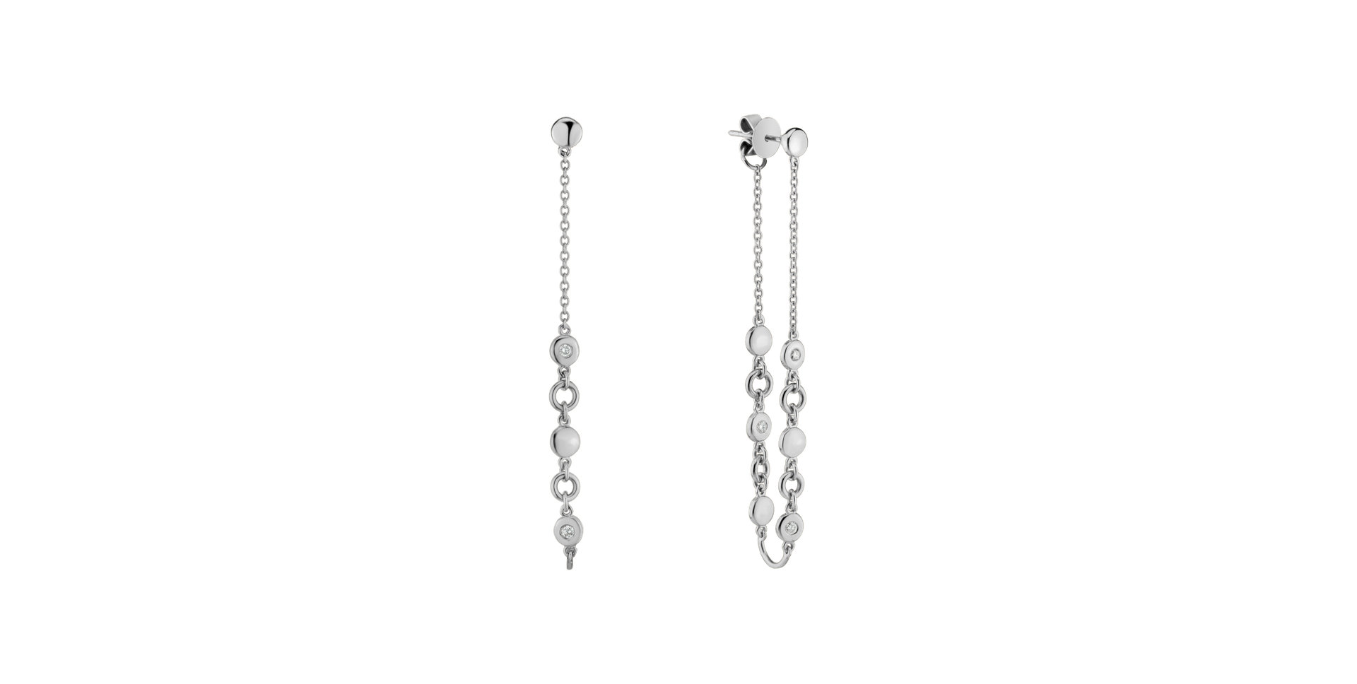 Diamond earrings Endless Waterfall