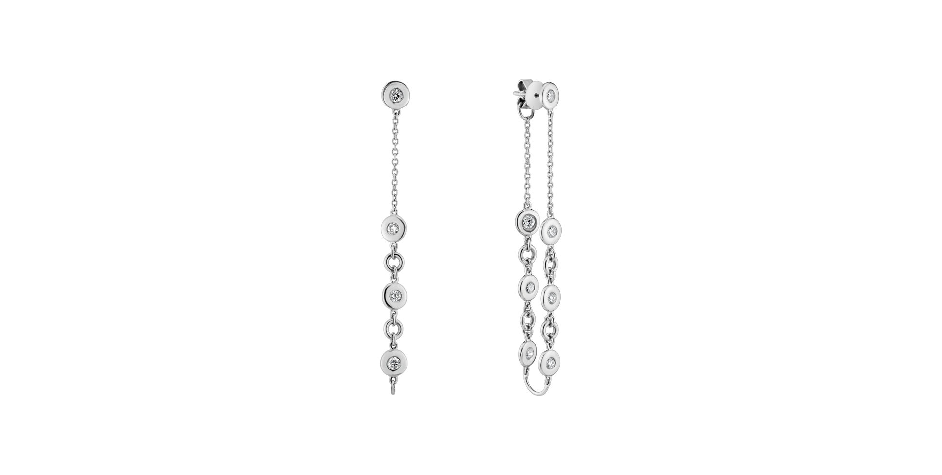Diamond earrings Endless Waterfall