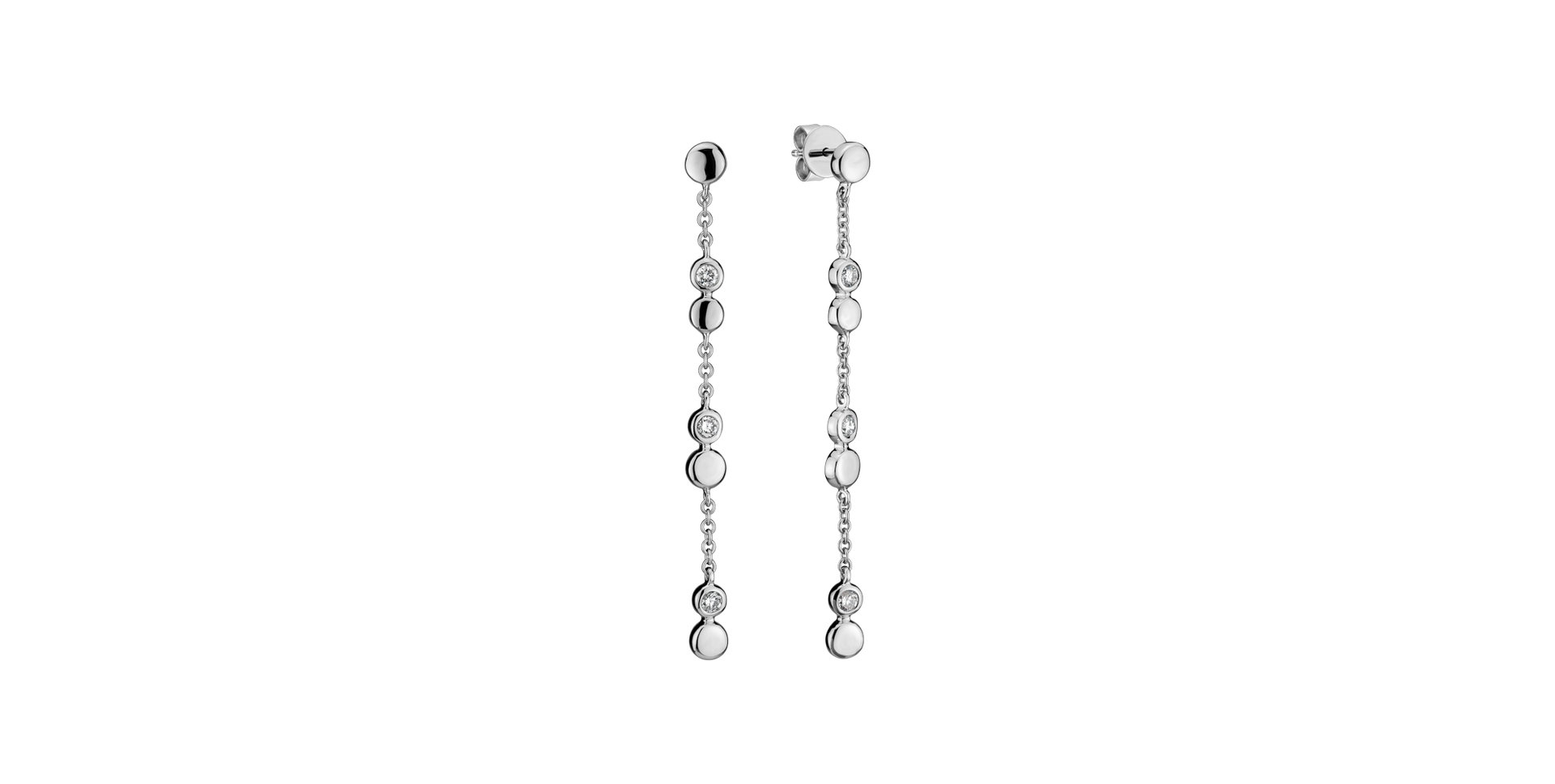 Diamond earrings Charming Waterfall