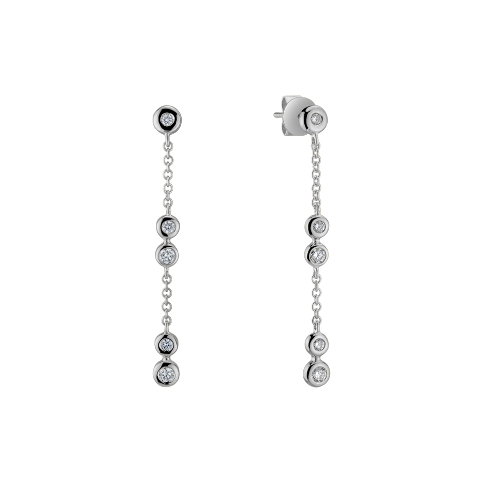 Diamond earrings Charming Waterfall