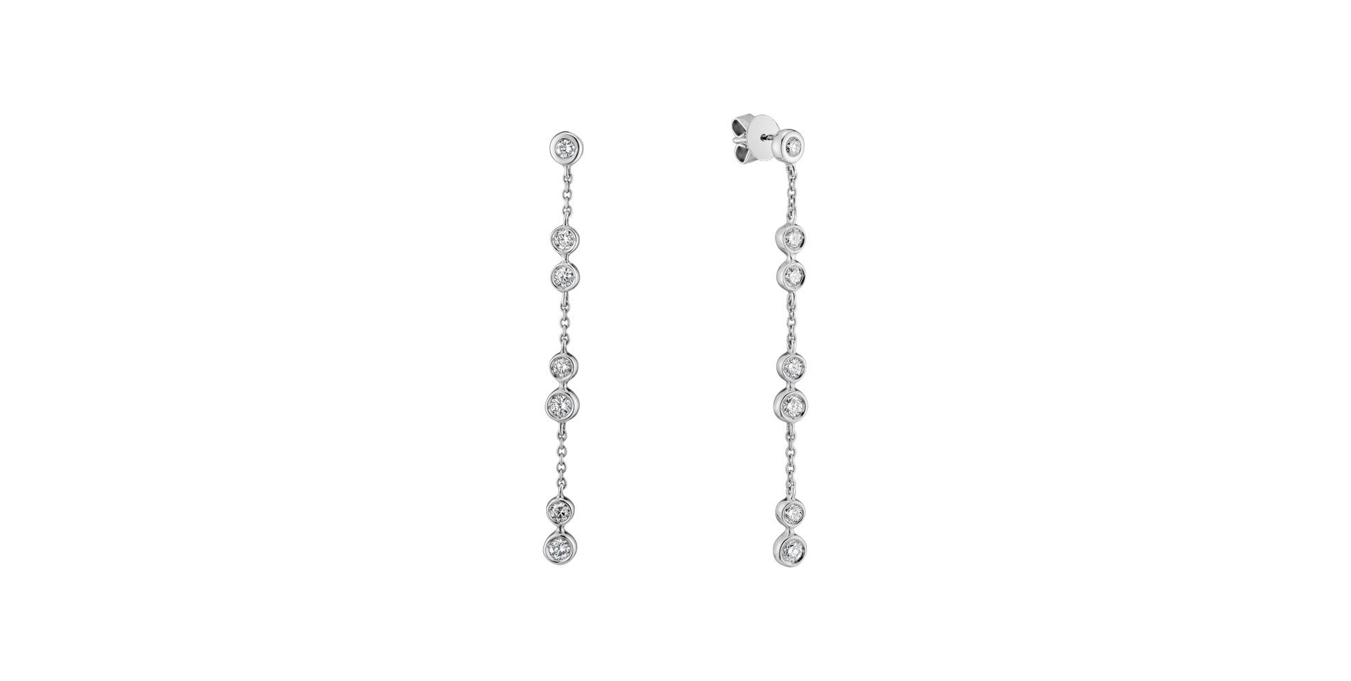 Diamond earrings Charming Waterfall