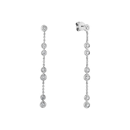 Diamond earrings Charming Waterfall