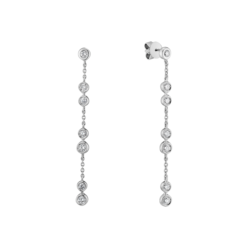 Diamond earrings Charming Waterfall