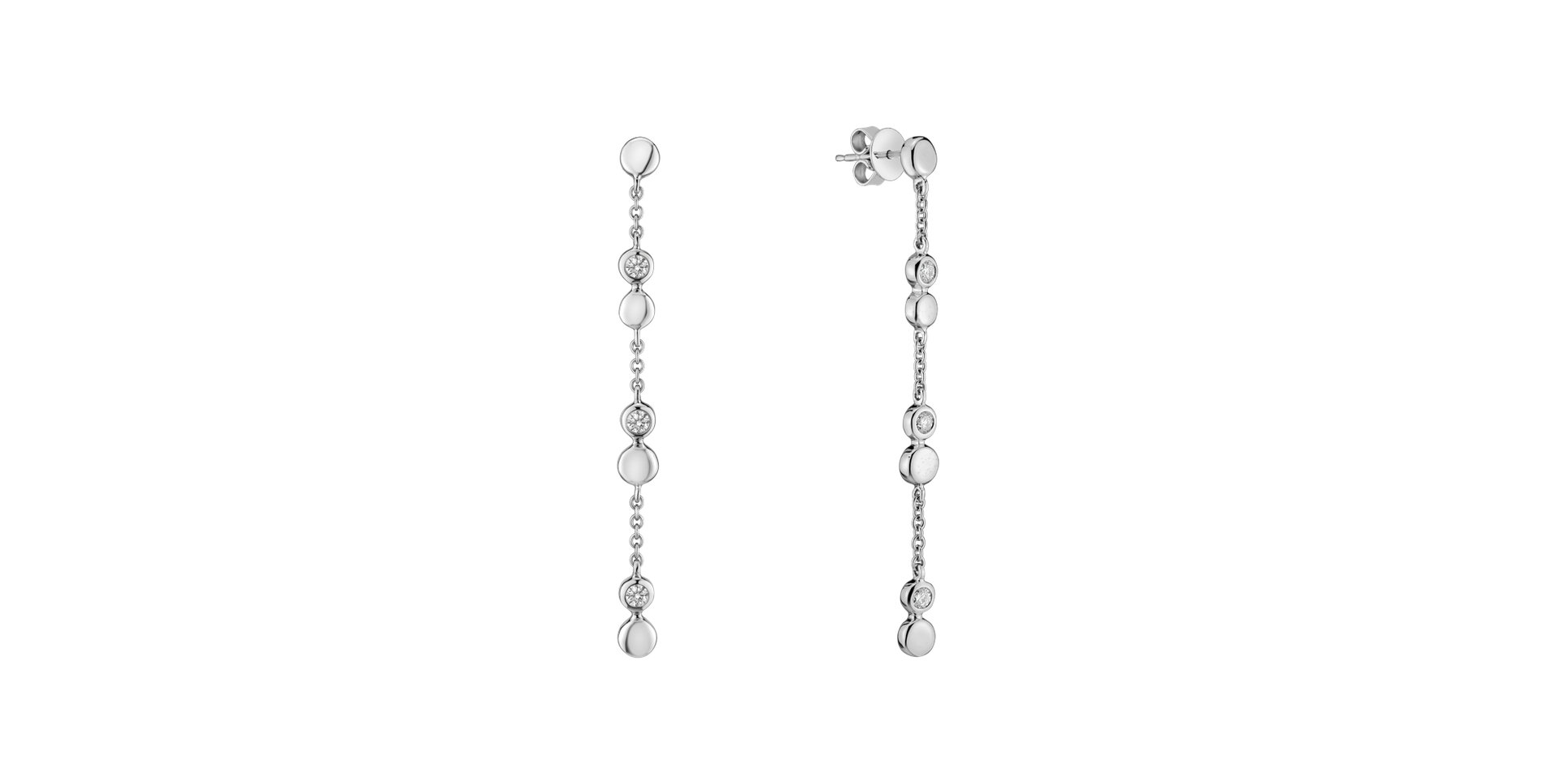 Diamond earrings Charming Waterfall