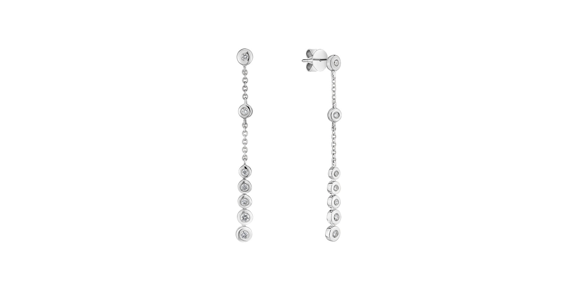 Diamond earrings Moonshine Waterfall