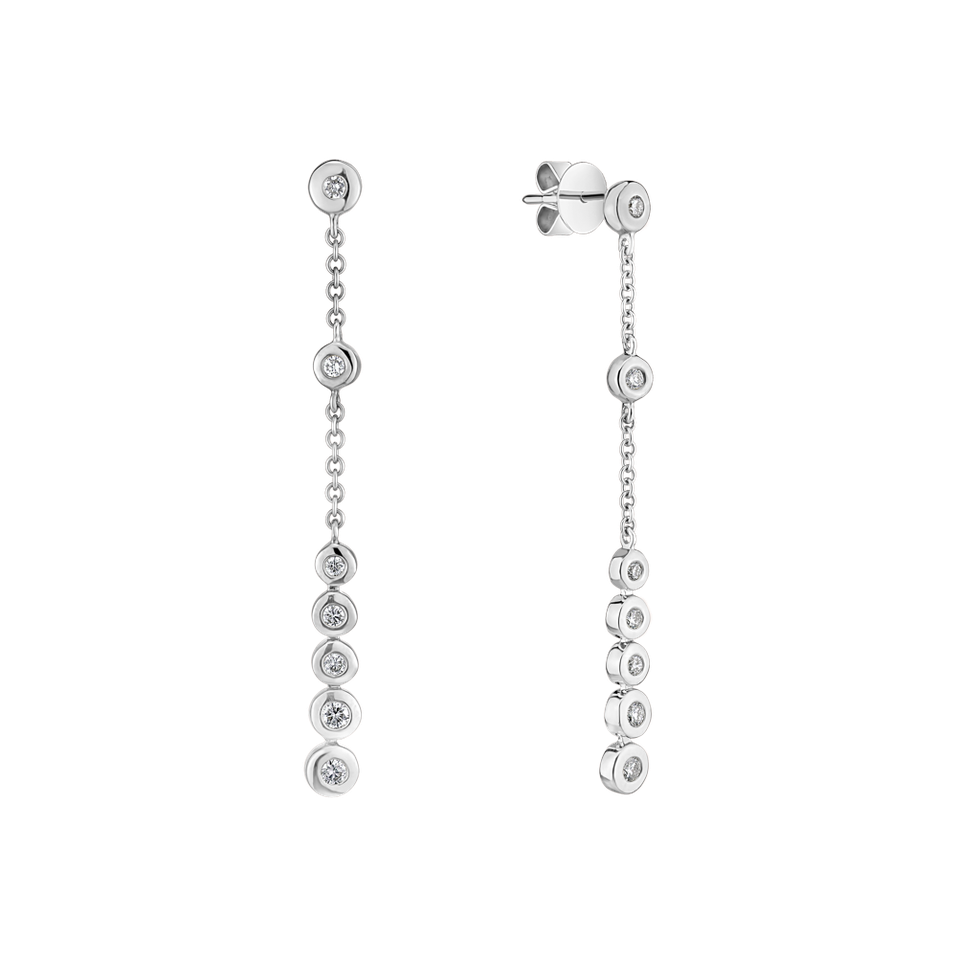 Diamond earrings Moonshine Waterfall