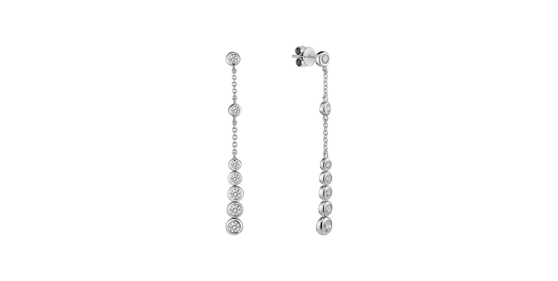 Diamond earrings Moonshine Waterfall