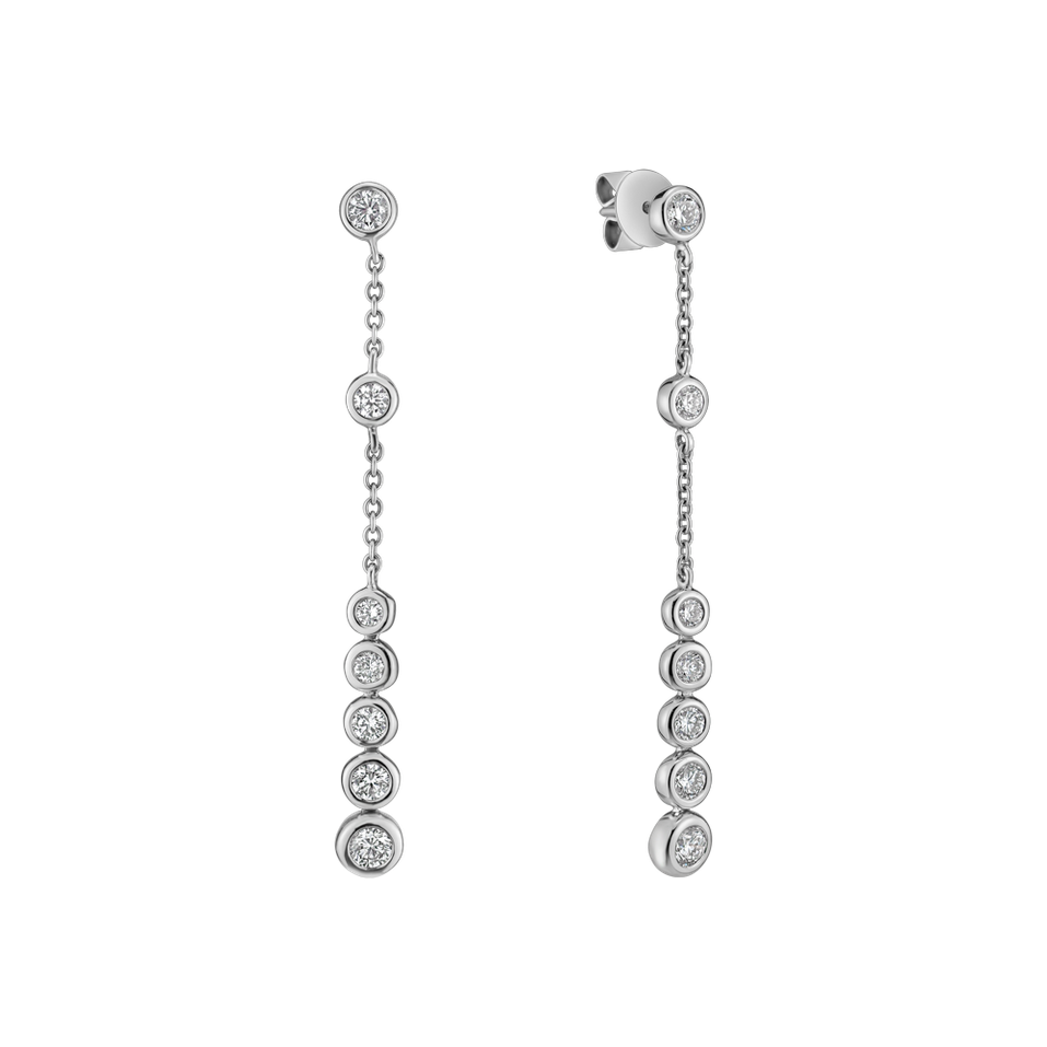 Diamond earrings Moonshine Waterfall