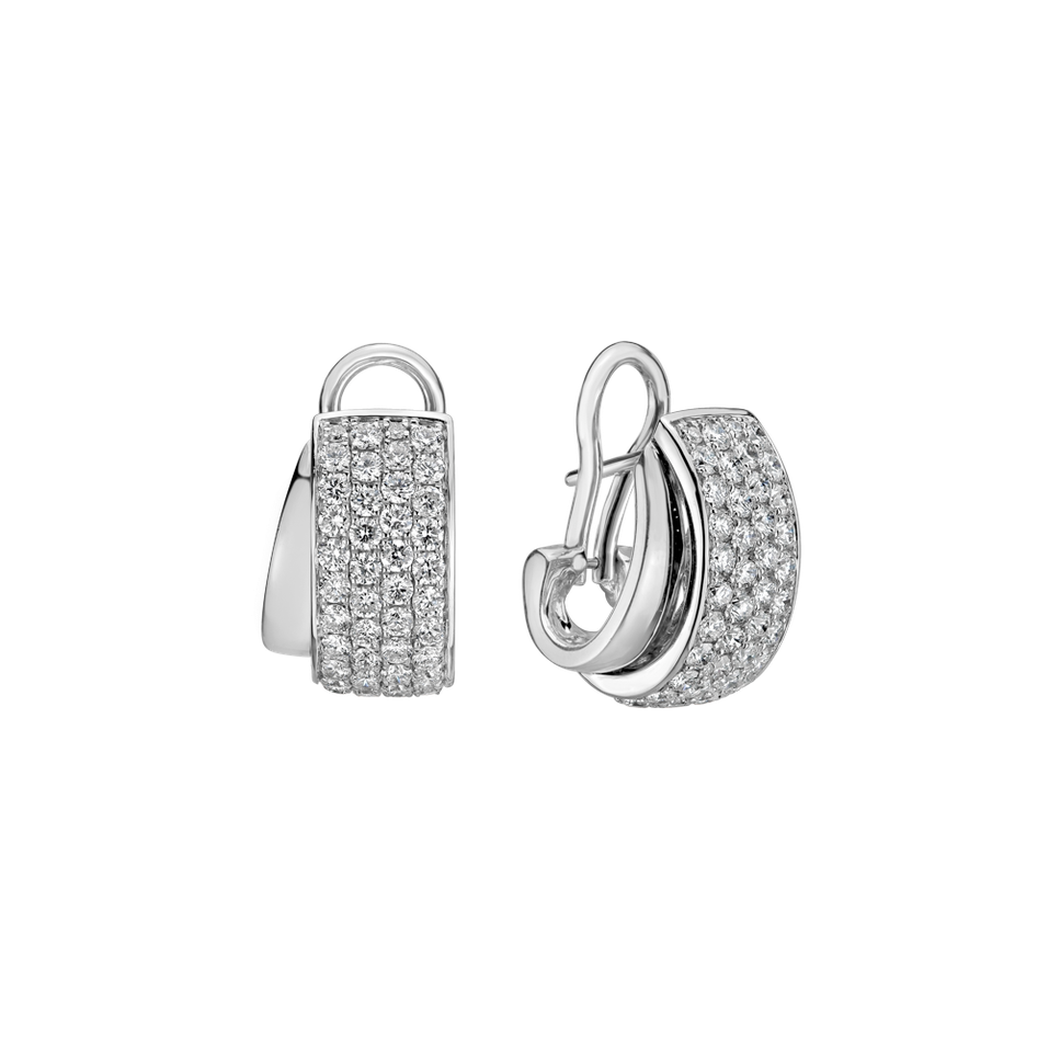 Diamond earrings Galaxy Poem