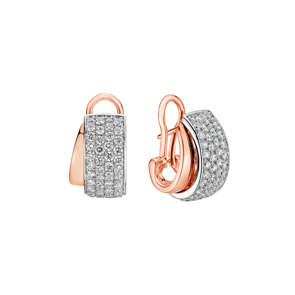 Diamond earrings Galaxy Poem