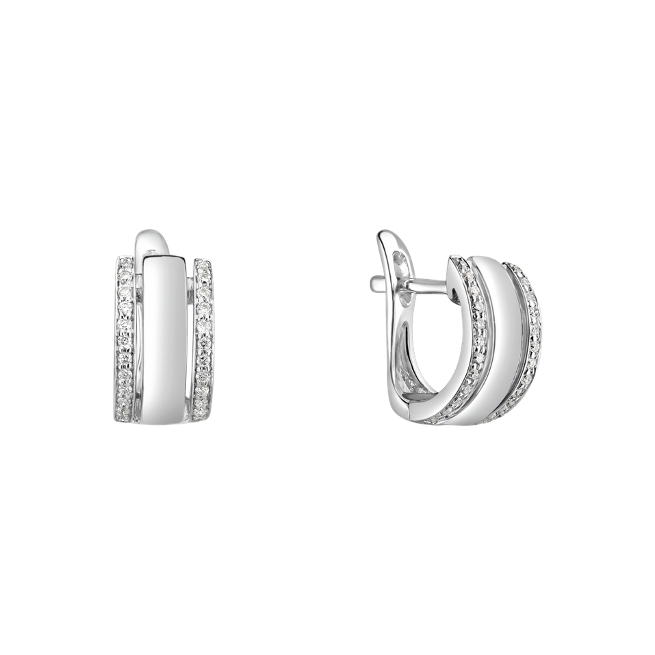 Diamond earrings Amazing Symetry