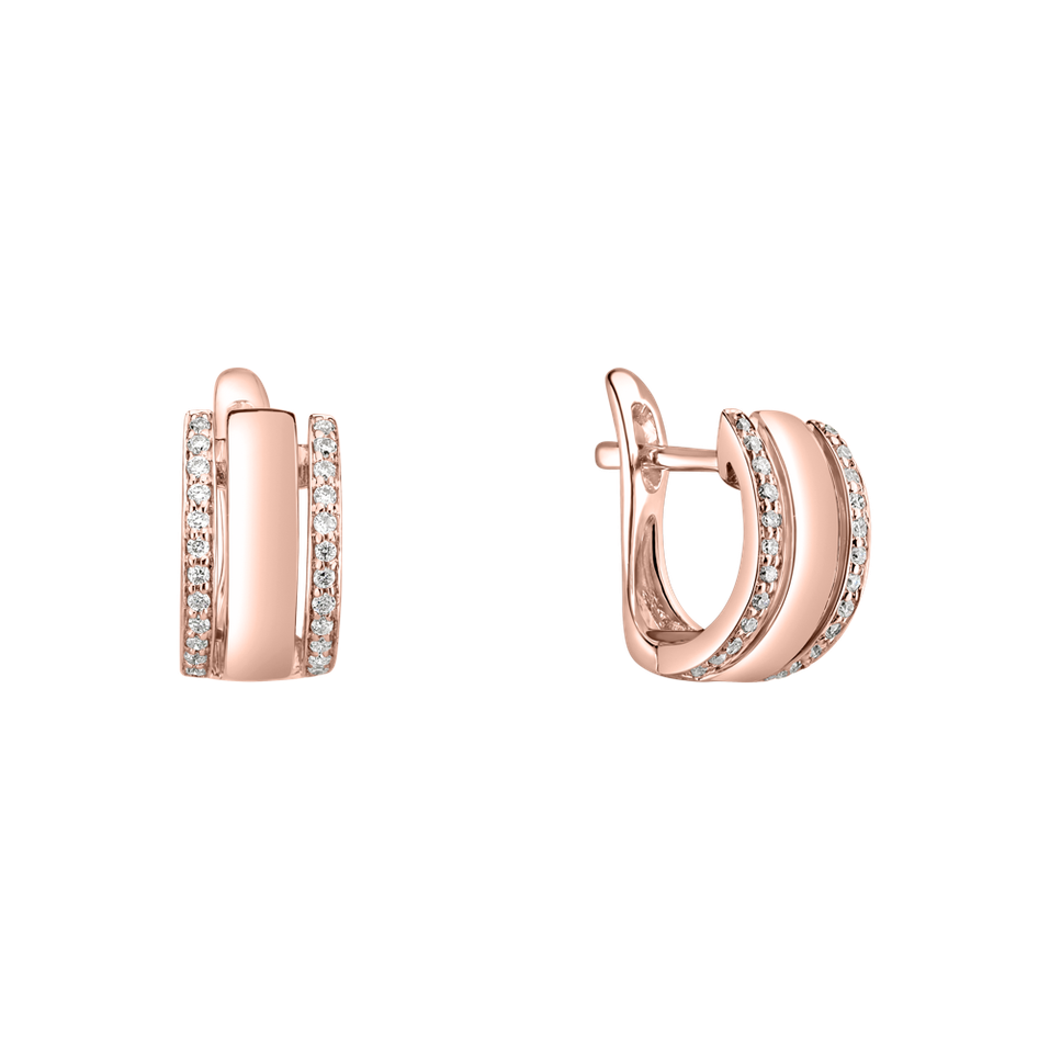 Diamond earrings Amazing Symetry