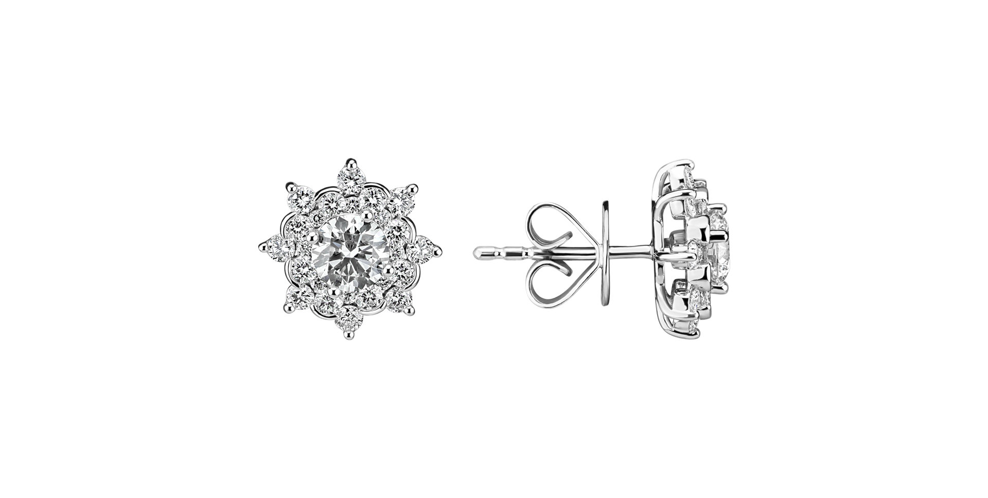 Diamond earrings Sparkling Allure
