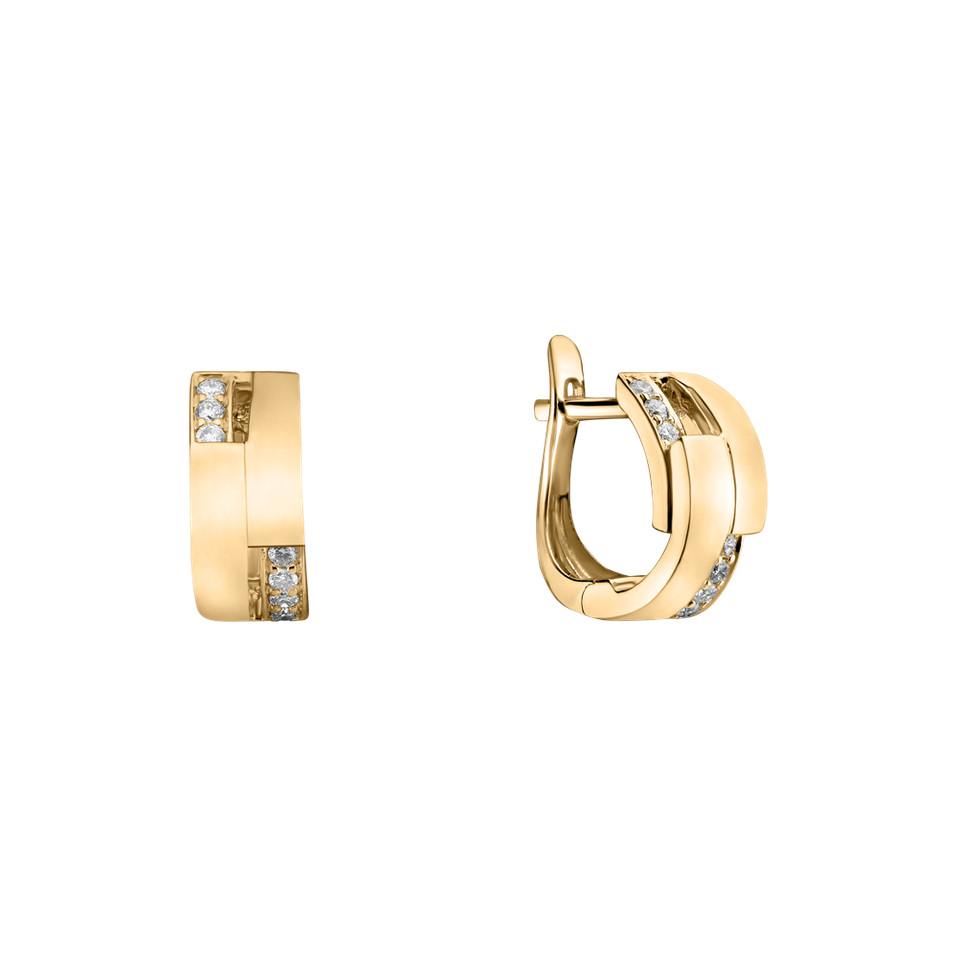 Diamond earrings Star Opium