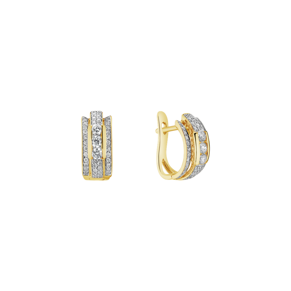 Diamond earrings Amazing Mosaic