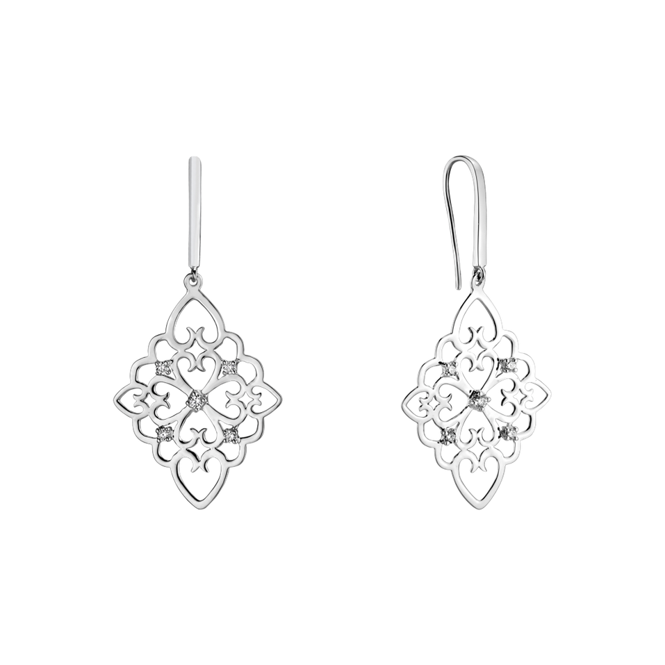 Diamond earrings Folk Treasure