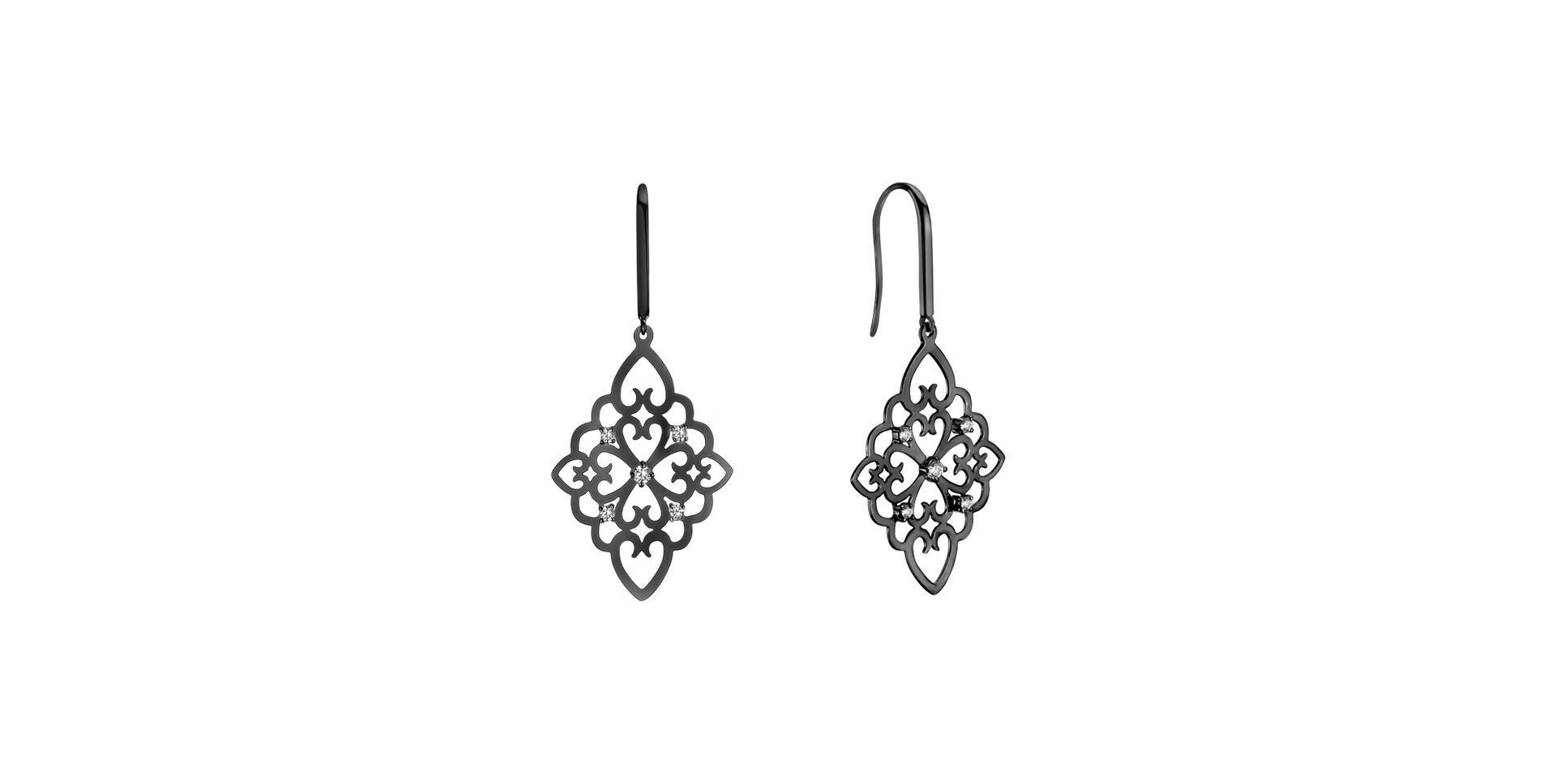 Diamond earrings Folk Treasure