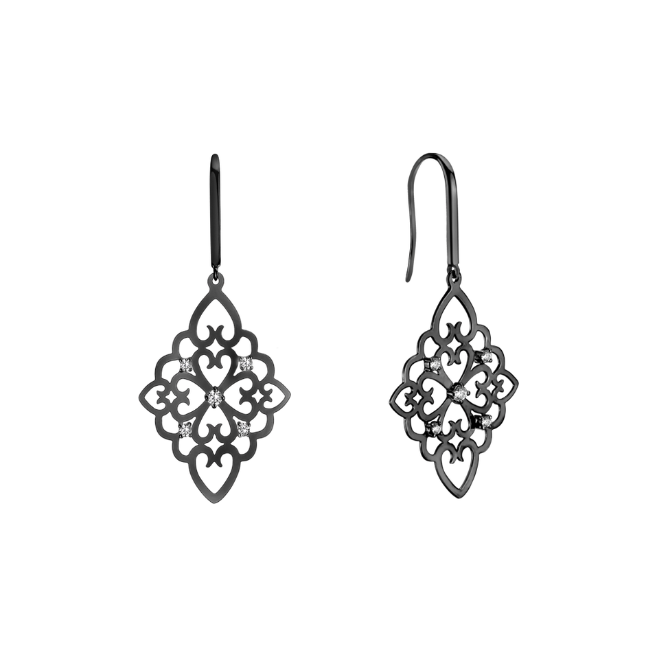 Diamond earrings Folk Treasure