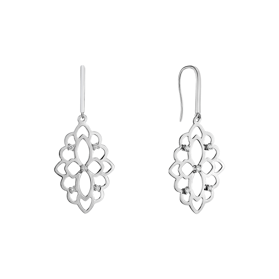 Diamond earrings Folk Heritage