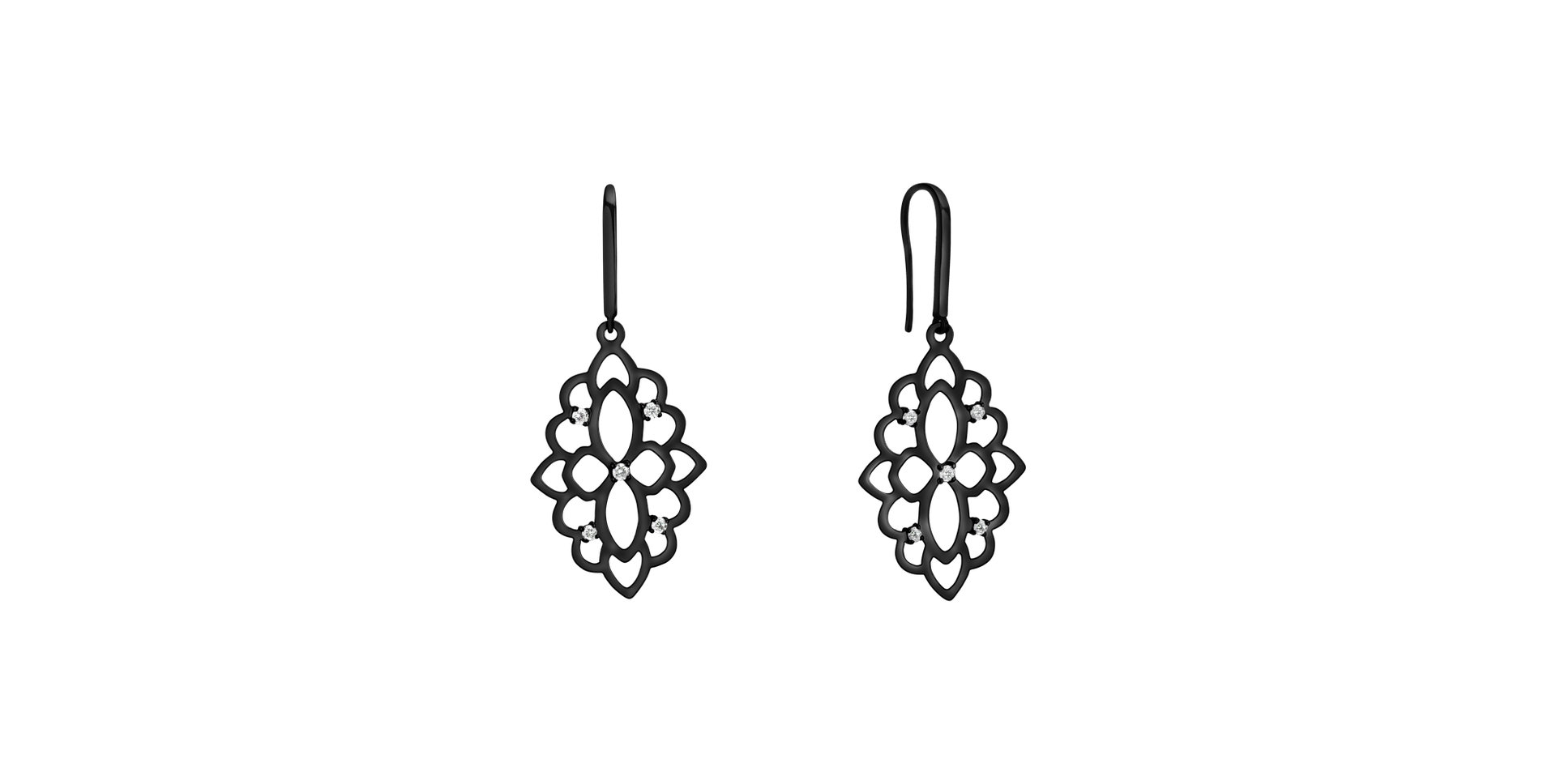Diamond earrings Folk Heritage