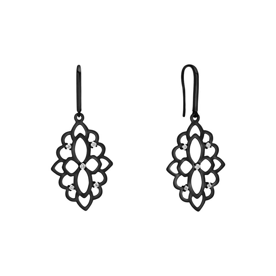 Diamond earrings Folk Heritage