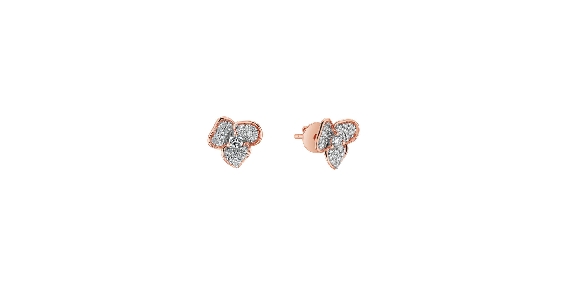 Diamond earrings Secret Orchid